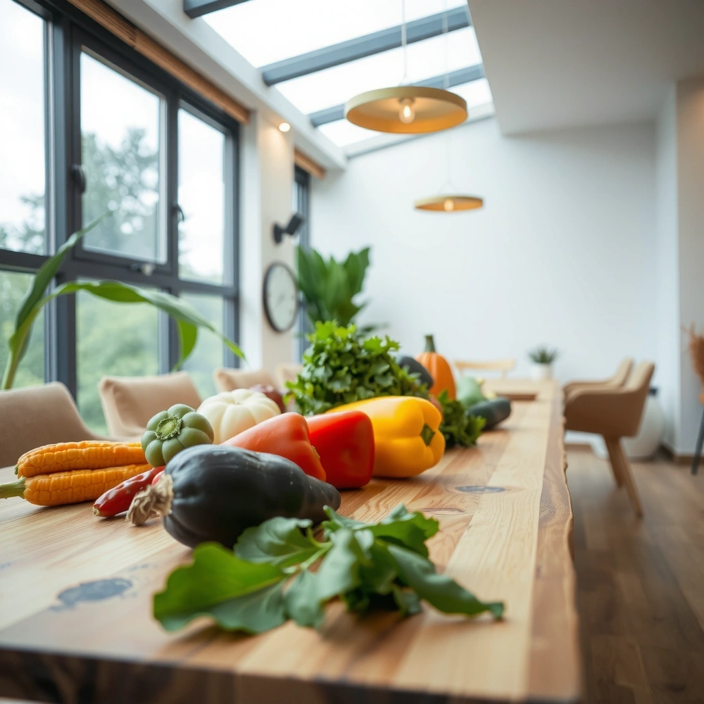 Ernährungsberatung Köln - Modernes Büro mit frischen Zutaten